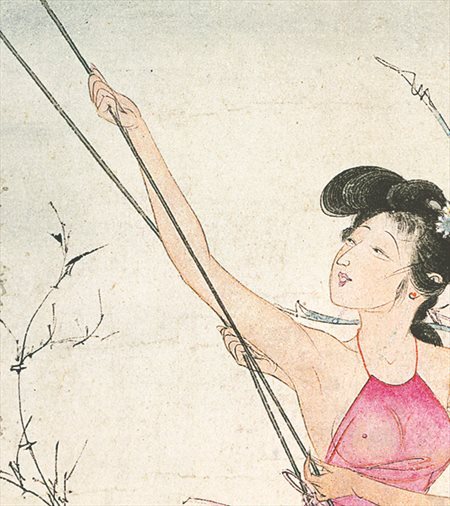 枞阳-胡也佛的仕女画和最知名的金瓶梅秘戏图